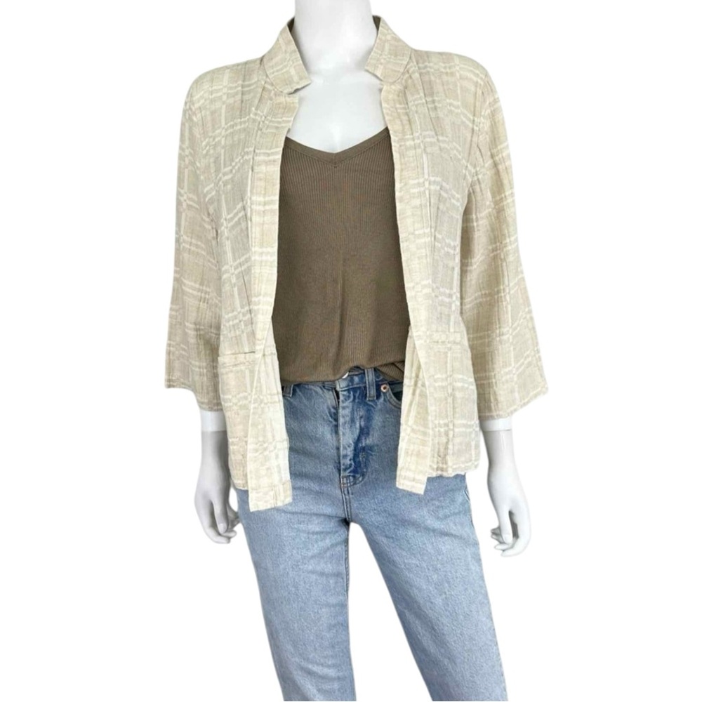 EILEEN FISHER Division Jacquard Jacket LP A0023